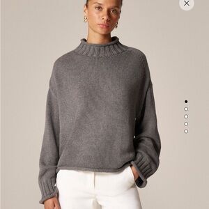 J. Crew Heather Carbon 2025 Rollneck Sweater